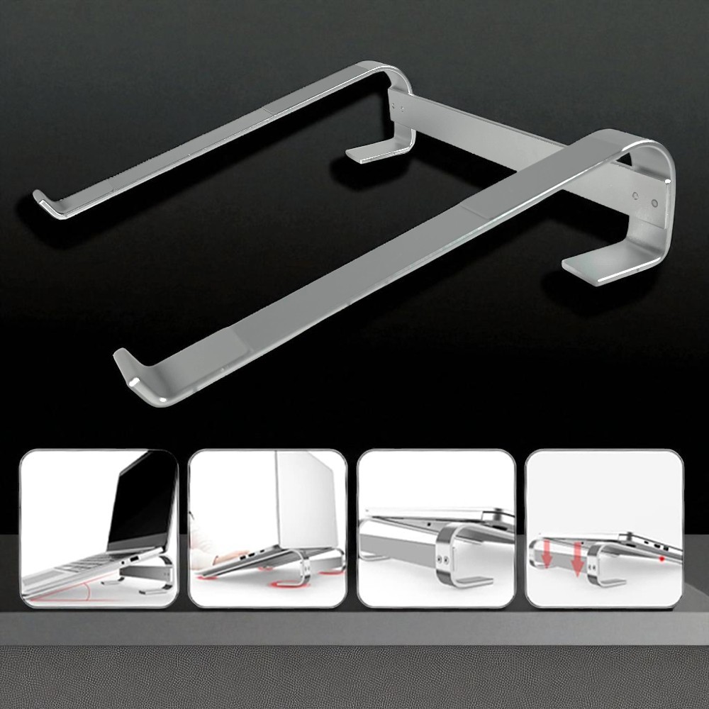 Gambar produk ALORE Laptop Stand Portable Base Aluminium Alloy 10-18 Inch - LS-5