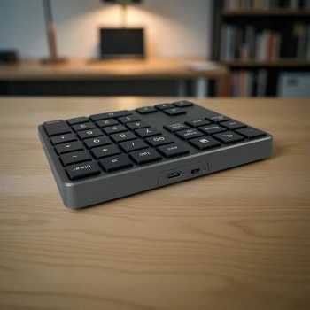 Gambar produk MRSVI Keyboard Numeric Wireless 2.4GHz Bluetooth Silent Click Keypad - K35