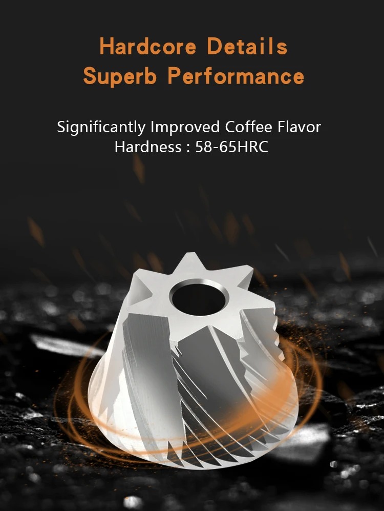 Gambar produk IZL Alat Penggiling Kopi Manual Seven Angle Grinding Coffee CNC - 8058