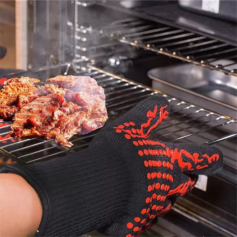 Gambar produk FMA Sarung Tangan Silikon Oven Masak Heat Resistant Silicone Gloves - FM-2S