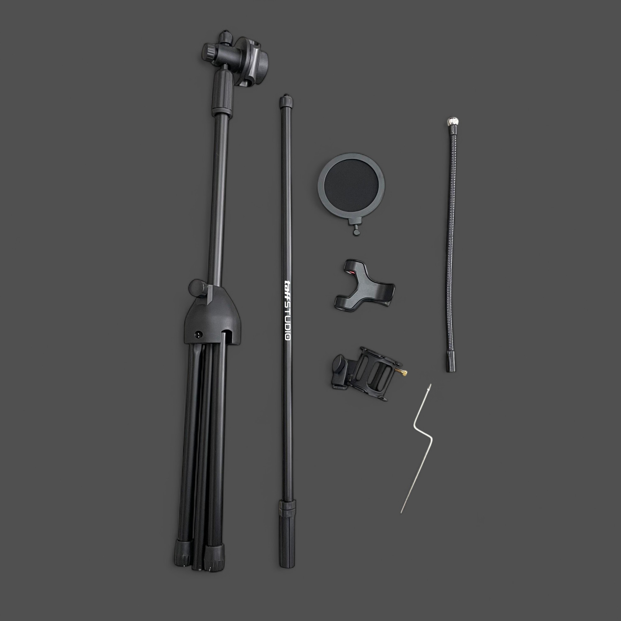 Gambar produk TaffSTUDIO Microphone and Smartphone Stand Holder 360 Degree - MS-70B