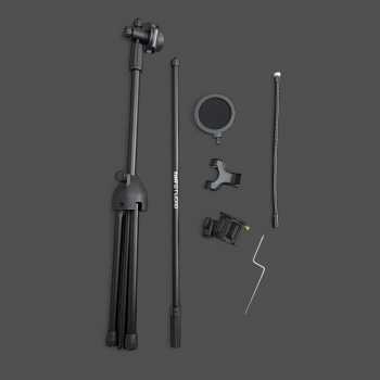 Gambar produk TaffSTUDIO Microphone and Smartphone Stand Holder 360 Degree - MS-70B
