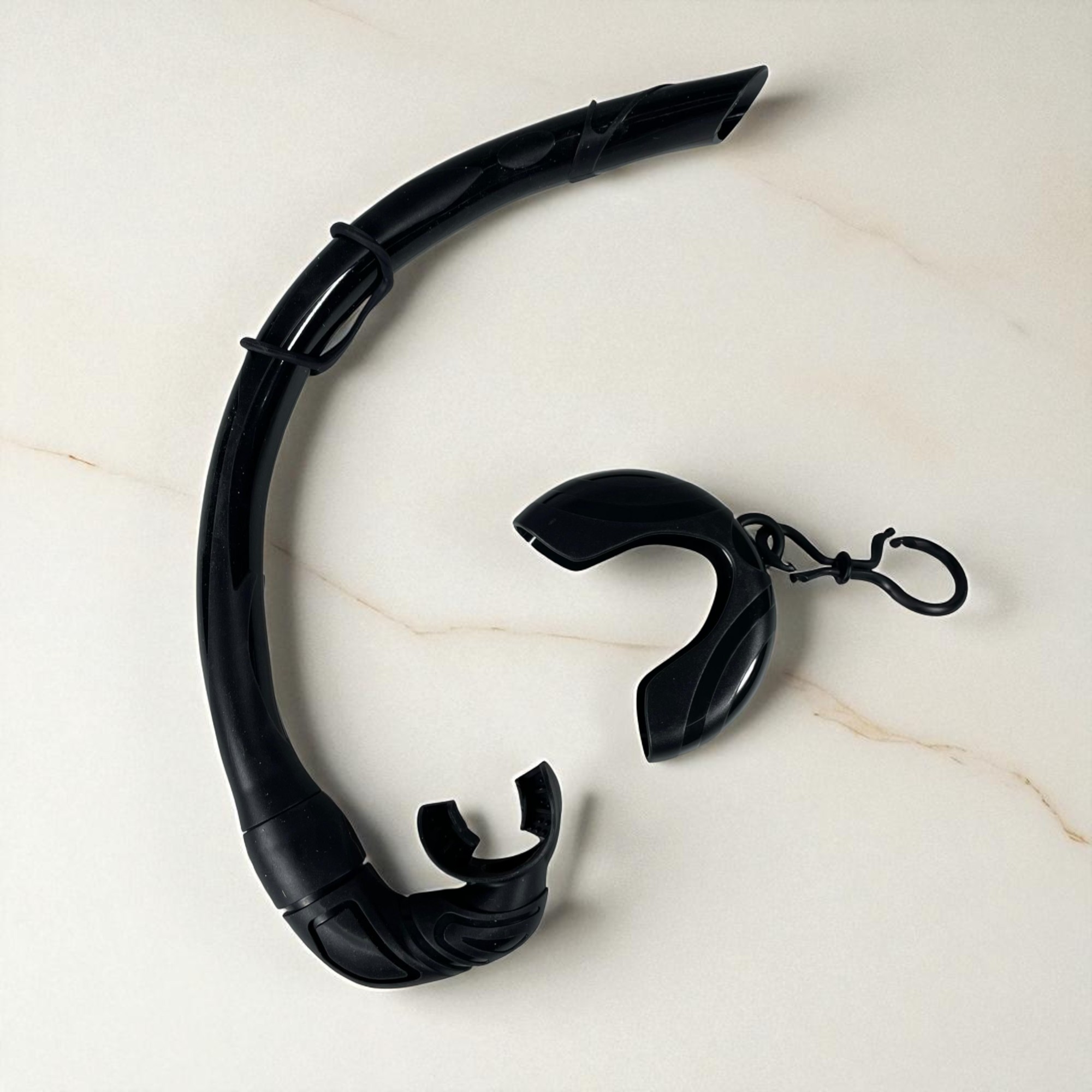Gambar produk TITA Selang Snorkel Scuba Diving Foldable Flexible Silicone - TI045