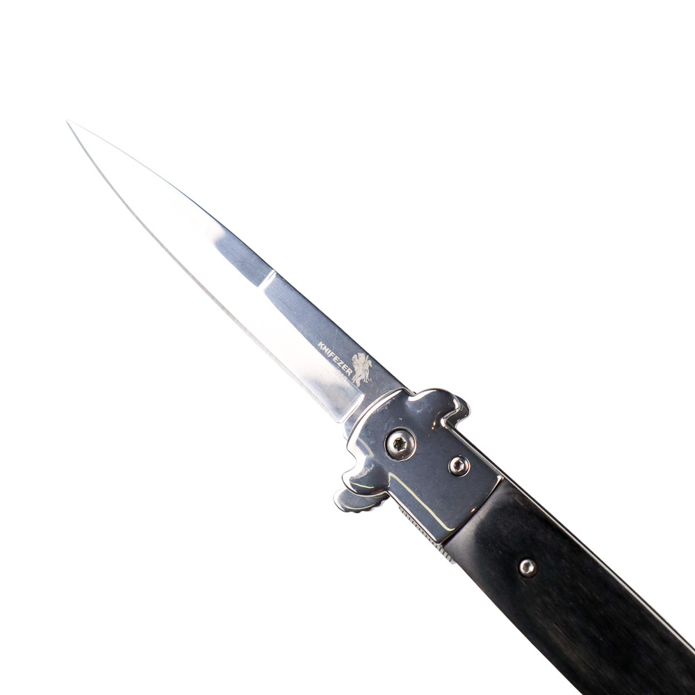 Gambar produk KNIFEZER Pisau Saku Lipat Folding Portable Knife Tool Wood Grip - S12