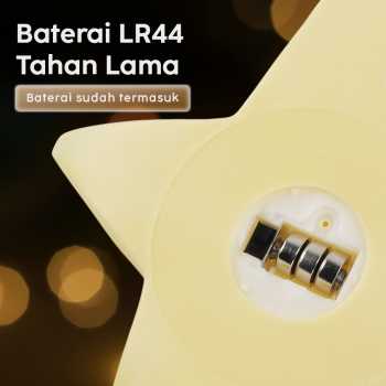 Gambar produk FGHGF Lampu Tidur LED Anak Karakter Lucu 1W Bintang - FGH01