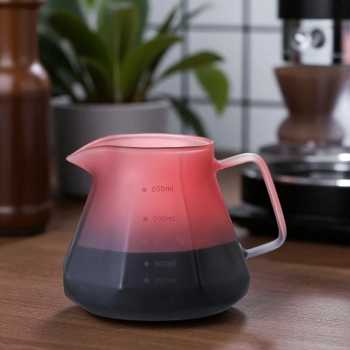 LCS Teko Kopi Coffee Server V60 Drip Pour Kaca Borosilikat 600ml - LCS38