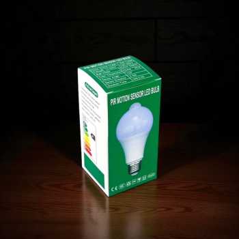 Gambar produk ExLED Lampu LED dengan PIR Sensor E27 4000K 12W Natural White - Ex01