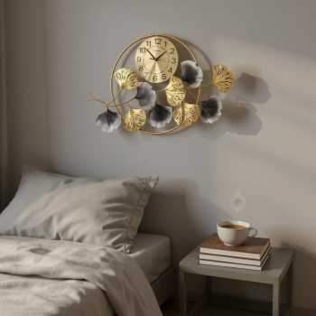 Gambar produk TaffHOME Jam Dinding Quartz Luxury European Style Jiali Movement 85cm - 2281C