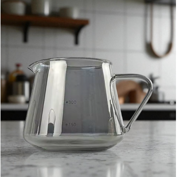 WURJO Teko Kopi Coffee Server V60 Borosilicate Glass 1-2 Cup 300ml - WJ9