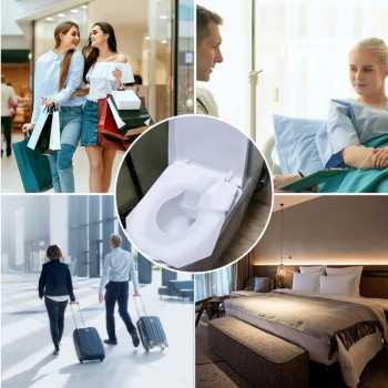 Gambar produk Goodern Cover Dudukan Toilet Disposable Flushable Paper Seat Cover 250 Lembar - INU155