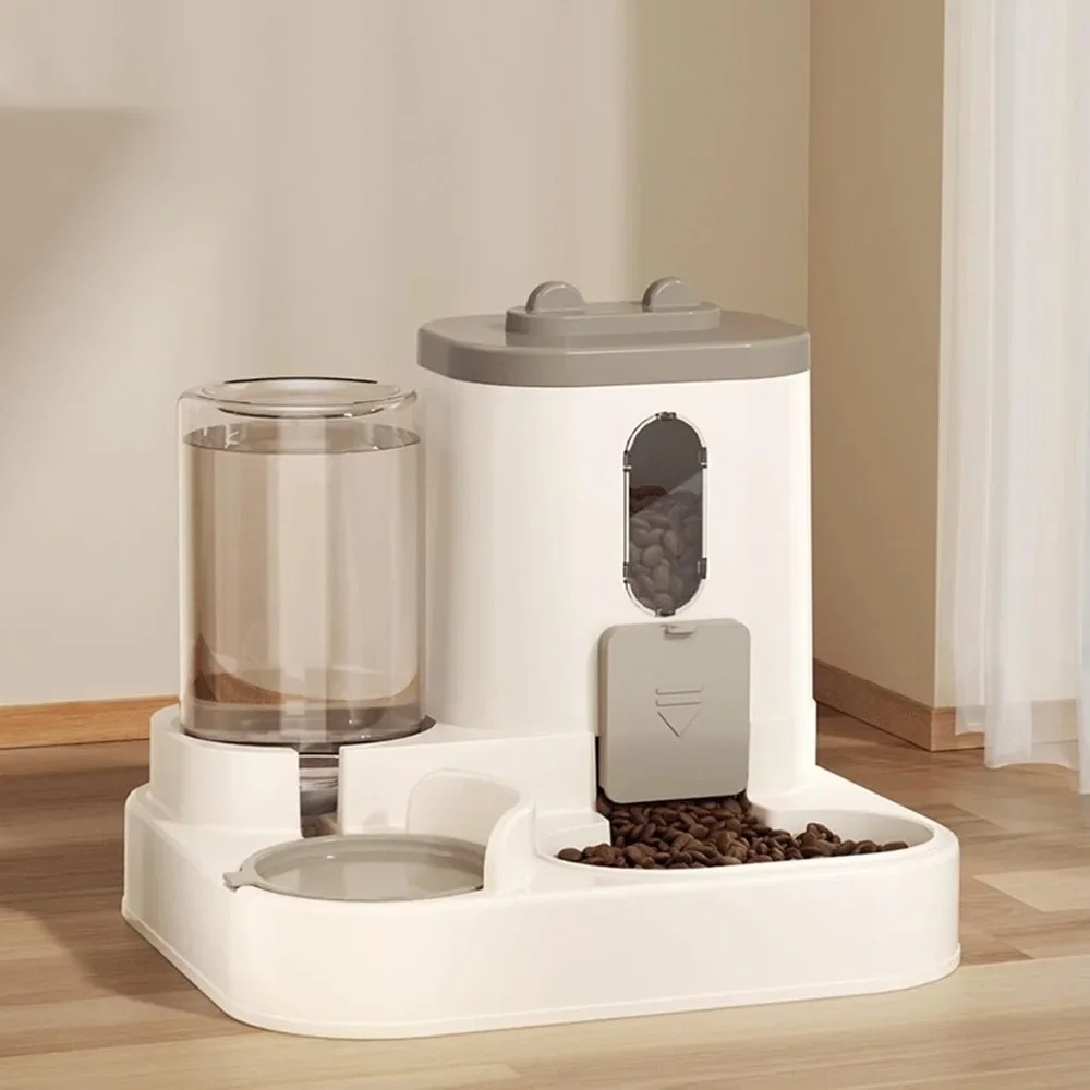 Gambar produk XYNYAN Tempat Makan Minum Anjing Kucing 2in1 Pet Food Water Dispenser - DC-168