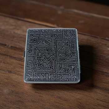 Gambar produk Ophone Kotak Rokok Elegan Leather Cigarette Box Case 20 Slot - K-20