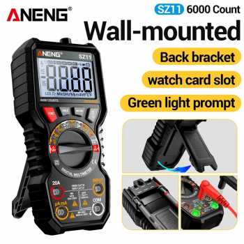 ANENG Digital Multimeter Portable Voltage Tester NCV LCD Magnetic - SZ11