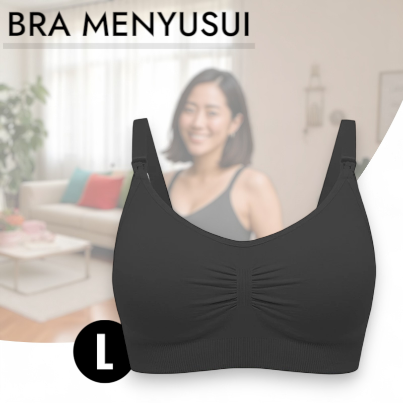 Gambar produk Beauforme Bra Menyusui Hamil Nursing Tanpa Kawat Busa Seamless L - BFY8