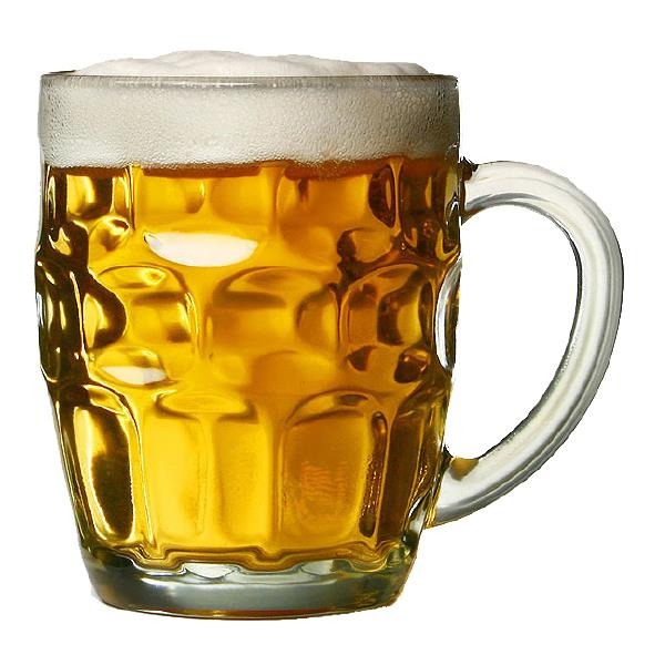 Gambar produk TREDO Gelas Mug Bir Sodium Calcium Glass Pineapple Draft Pattern 500ml - T595
