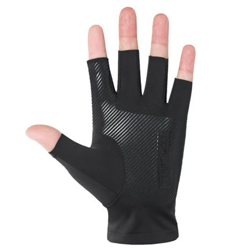 Gambar produk FMA Ice Silk Half Finger Cycling Gloves Unisex Outdoor Sports - FM-IA