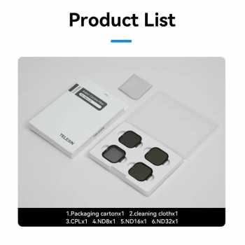Gambar produk TELESIN ND CPL Camera Lens Filter Kit for GoPro Hero 13 - S5-FLT-13-TGP