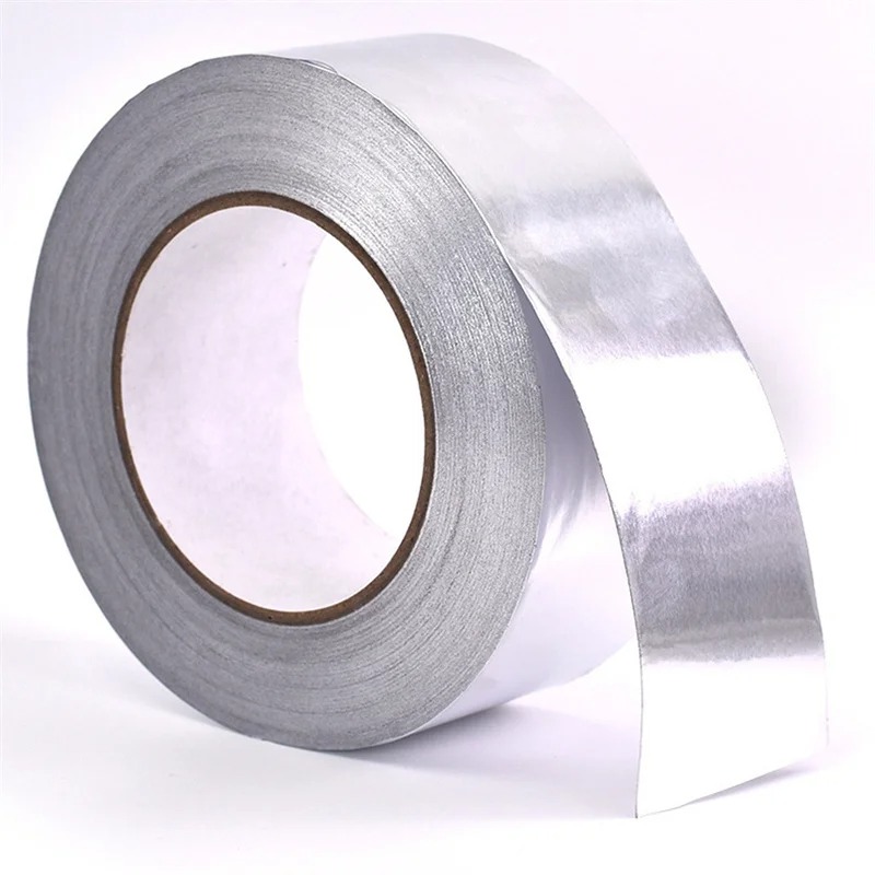 Gambar produk Leams Lakban Aluminium Foil Tape Tahan Panas Anti Bocor 0.6mm 5M 20mm - INU162
