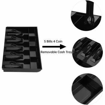 Gambar produk DZL Laci Uang Kasir 5 Sekat Plastik Coin Cash Drawer Tray - D-5