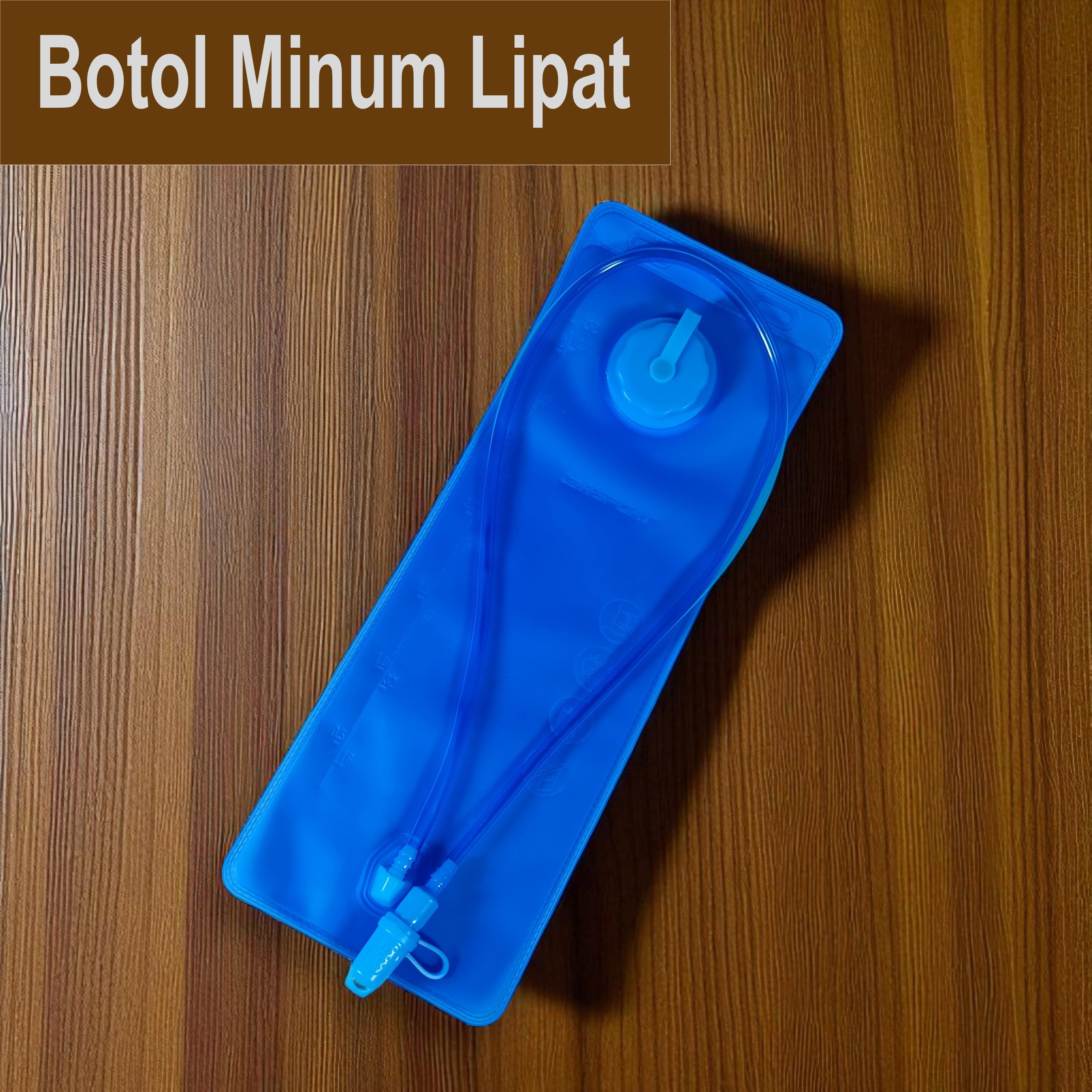 Gambar produk TaffSPORT Botol Minum Lipat Outdoor Travel Water Bag BPA Free 3L - Y8