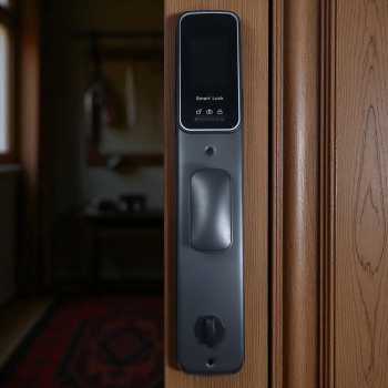 Gambar produk TaffHOME Smart Door Lock Fingerprint 3D Face Recognition Card Eques - YS-3D