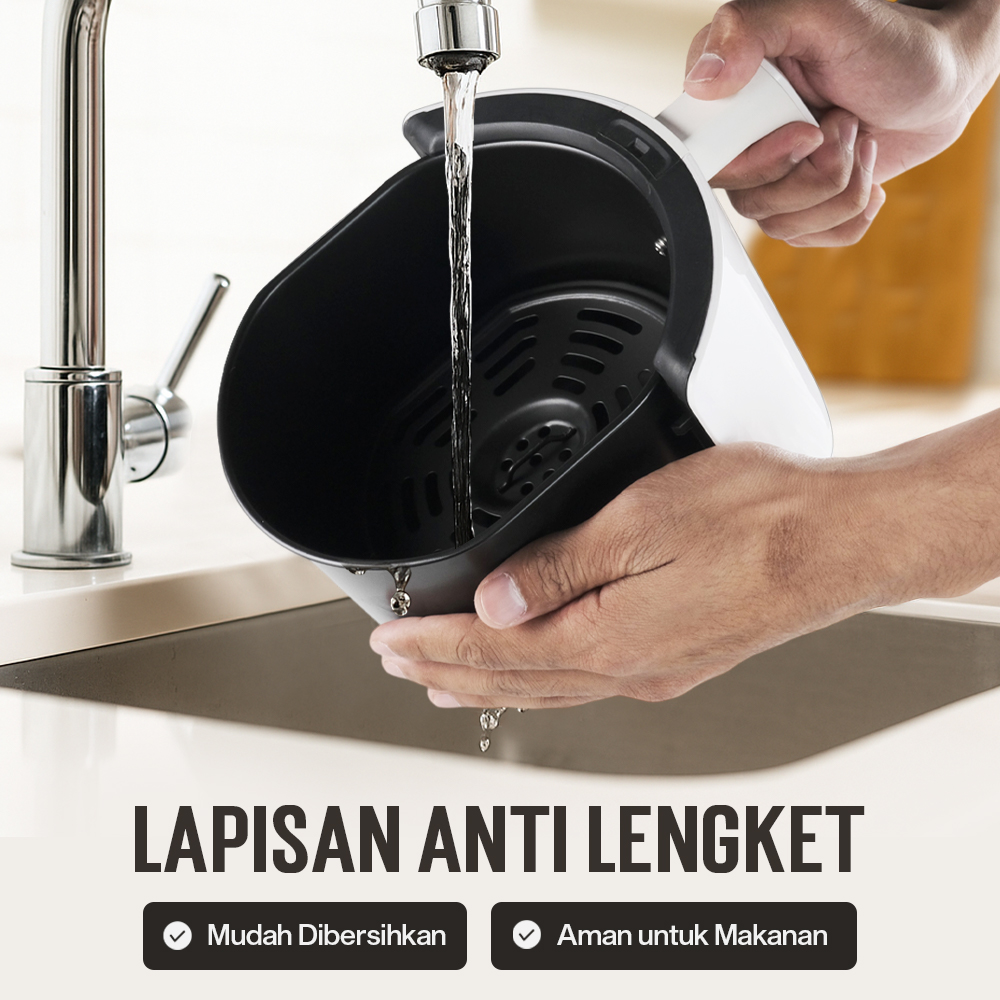 Gambar produk Onemoon Air Fryer Mesin Penggoreng Tanpa Minyak 2L - OA1