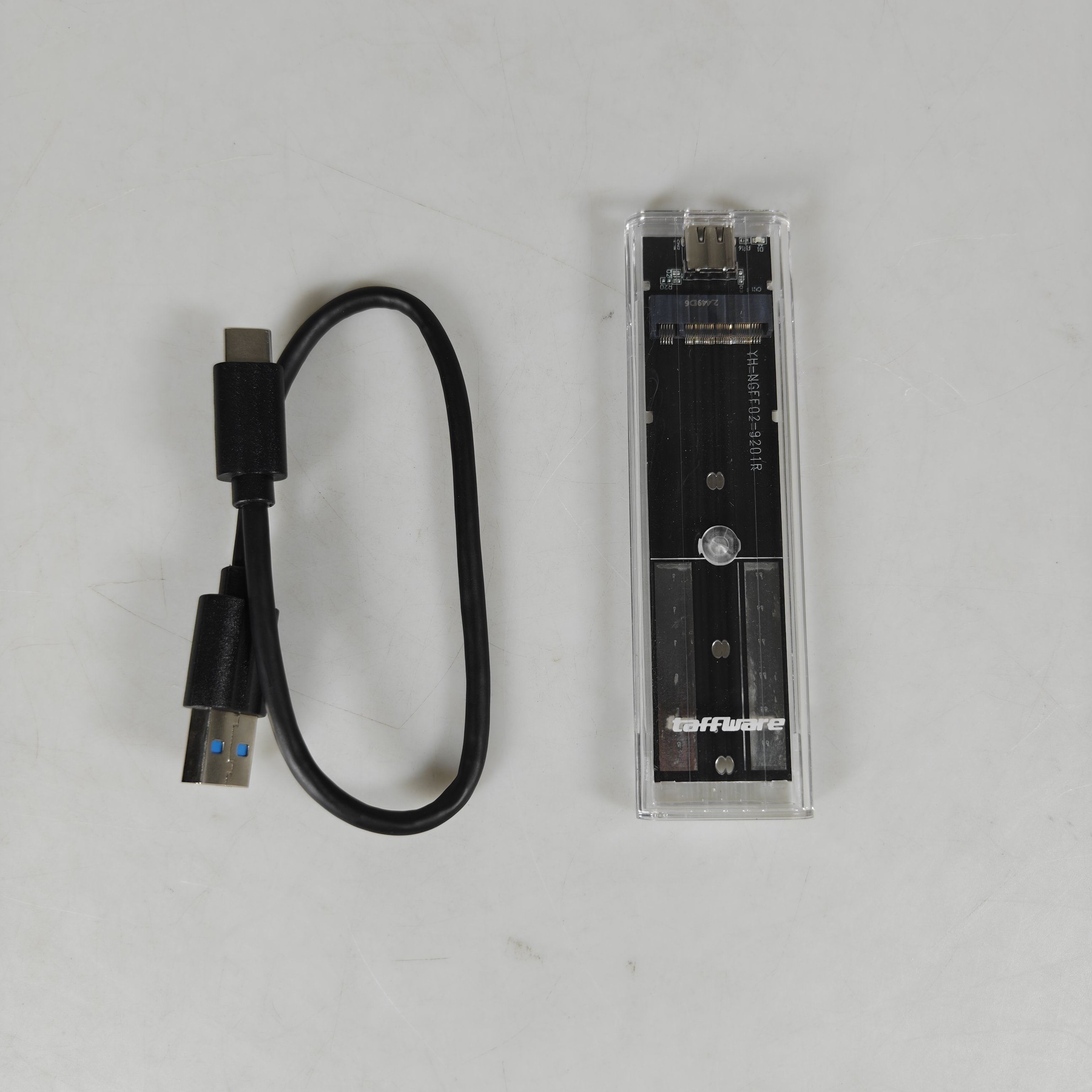 Gambar produk Taffware M.2 SATA NGFF External SSD Case Enclosure USB 3.1 5Gbps - TZ810