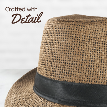 Gambar produk Yingrui Topi Fedora Unisex Laken Hat Jazz Classic Vintage - M-58