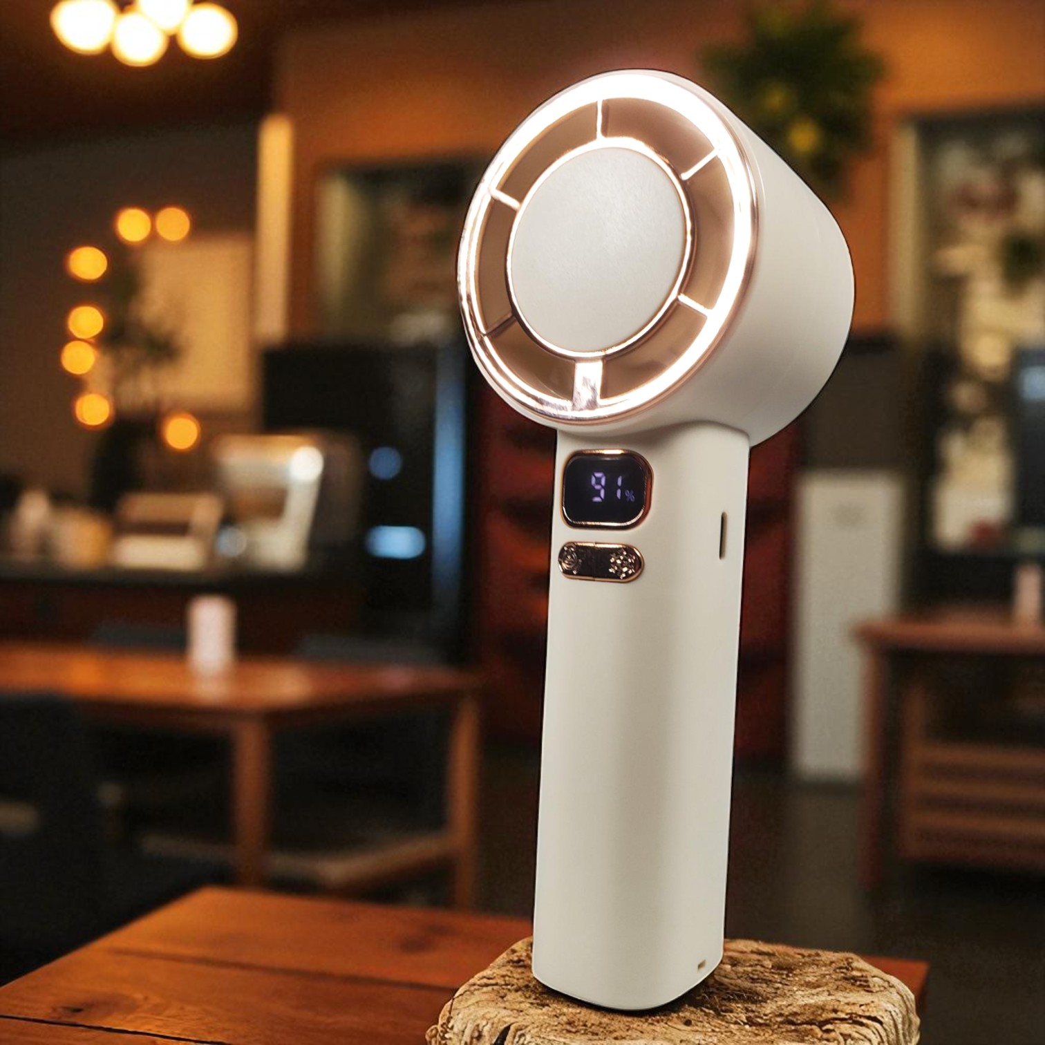Gambar produk BSIDE Kipas Angin Portable Turbo 120 Speed Level LED Display 2000mAh - M6