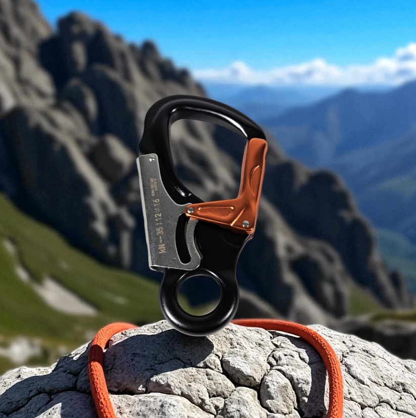 Gambar produk CLIWIZ Karabiner Panjat Tebing Outdoor Anchor Rope Lock Safety 35KN - 1019