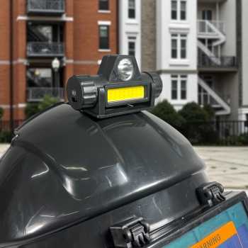 Gambar produk OZY Helm Las Automatic Dimming Flip Top with Headlight - O-9