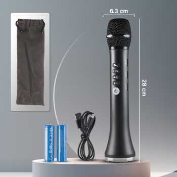 Gambar produk Lewinner Mikrofon Karaoke Wireless Bluetooth Speaker Portable - L-698