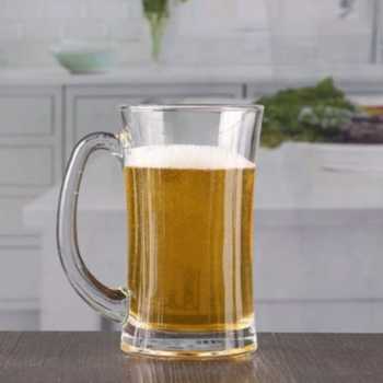 Gambar produk TREDO Gelas Mug Bir Sodium Calcium Glass Haite Cup 310ml - T31