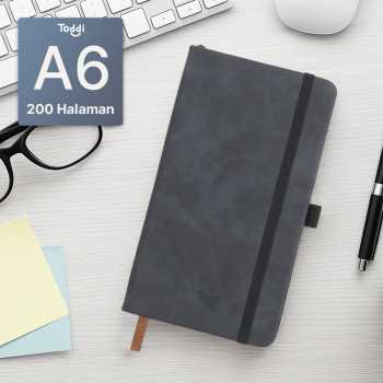 Gambar produk Toddi Buku Jurnal Hardcover Notebook Diary 200 Halaman Grid A6 - LXY0133