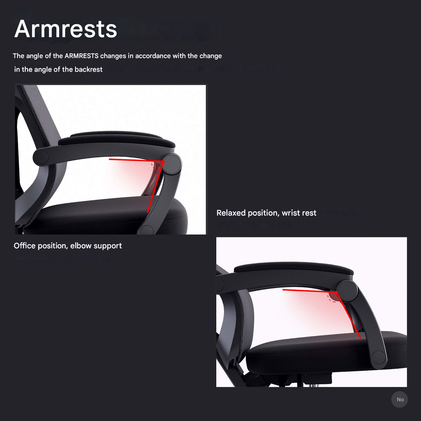 Gambar produk HBADA Kursi Kantor Ergonomic Office Chair Lumbar Support Headrest - HDNY164BM