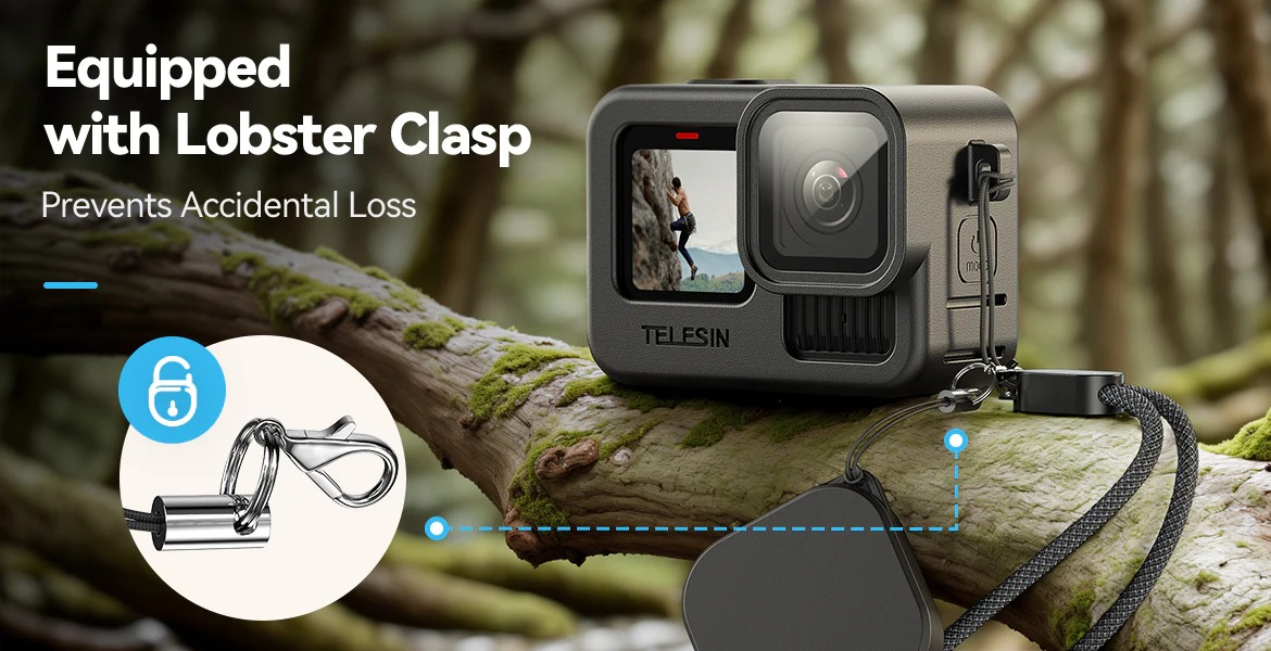 Gambar produk TELESIN Silicone Protective Case Kamera for GoPro Hero 13/12/11/10/9 - S6-PTC-010-TGP