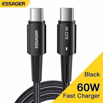 ESSAGER Sunset Kabel Data USB Type C to Type C Fast Charging 60W - EXCTT2-CG01