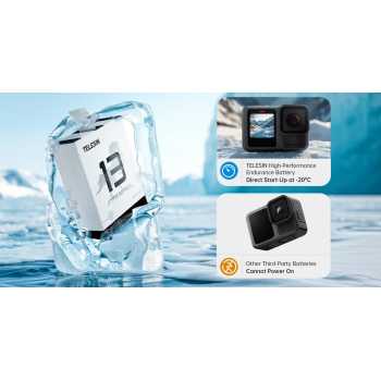 Gambar produk TELESIN Baterai Kamera Aksi Stamina Battery 2.0 for GoPro Hero 13 - S0-BTR-09-TGP