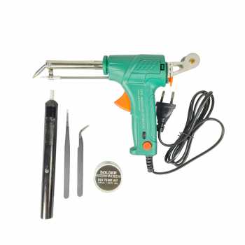Gambar produk Januel Set Solder Listrik Tembak Tin Gun Handheld 60W 5in1 - Jn06