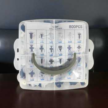 Gambar produk OTOHEROES Baut Rivet Plastik Mobil Universal Klip Pengencang 800 PCS - HE197