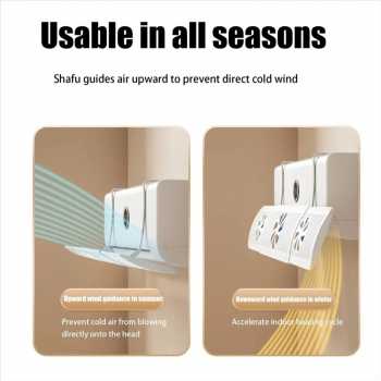 Gambar produk COOLIT Cover Angin Seven Leaf AC Adjustable Air Conditioner Windshield - COOL03