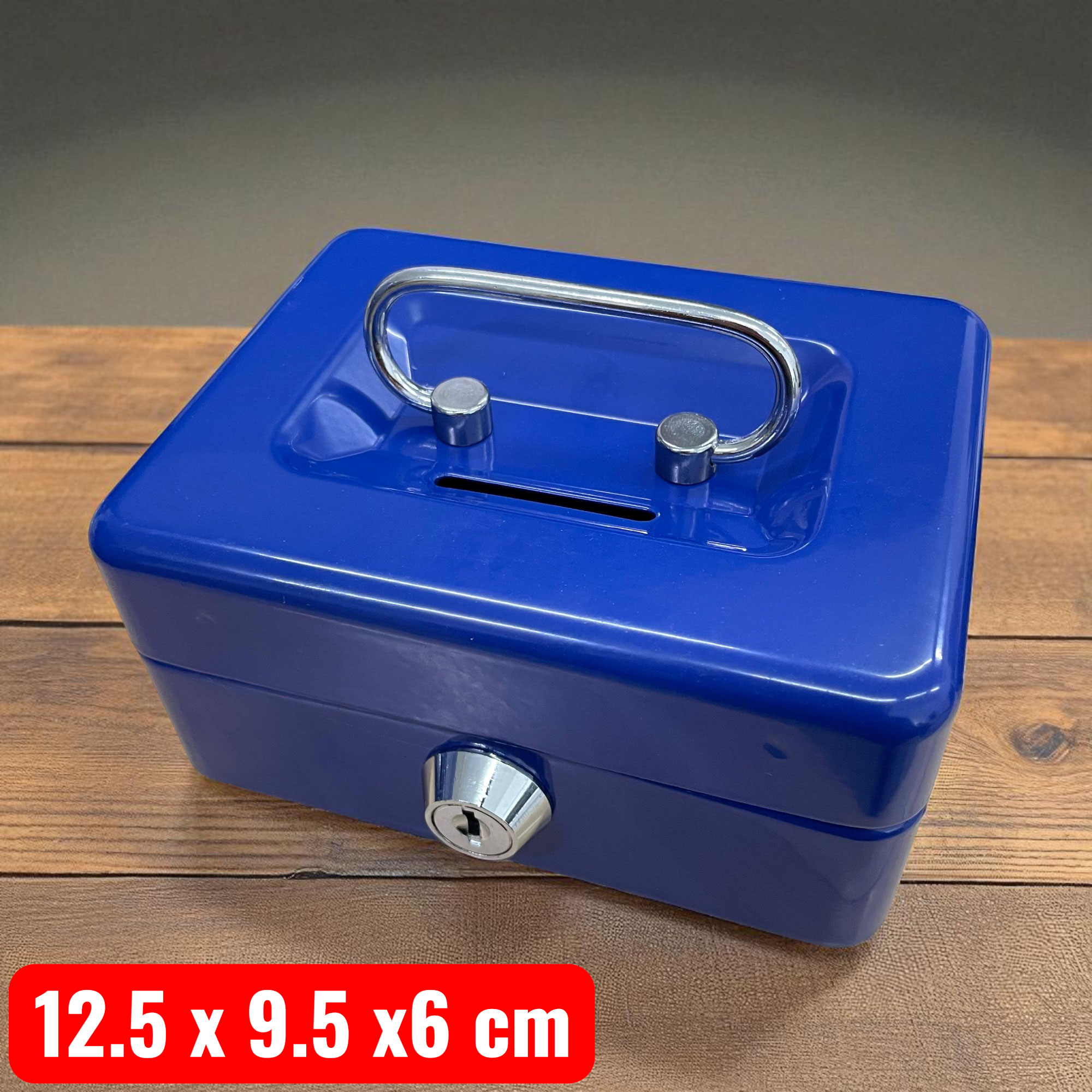 Gambar produk TaffGUARD Kotak Brankas Uang Safebox Key Lock 12.5x9.5x6cm - JJZS67