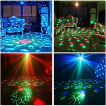 Gambar produk ALIEN Lampu Proyektor Disco 16 Patterns 240V 10W with Remote Control - TC-7007P