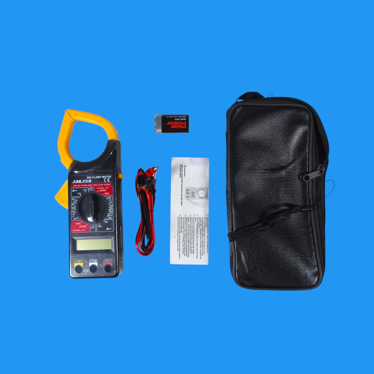Gambar produk JUNEJOUR Digital Clamp Multimeter Tang Ampere - DT266