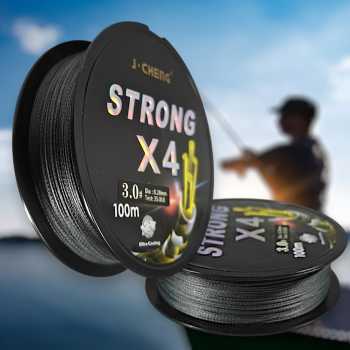 J-Cheng Senar Tali Pancing 4 Braided PE Fishing Line 100M - JC4180
