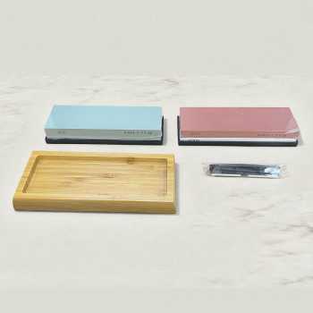 Gambar produk KNIFEZER Batu Pengasah Pisau 2 PCS 400/1000 3000/8000 with Locator - Wkss-06