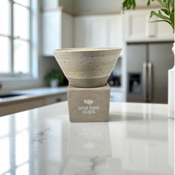Gambar produk One Two Cups Gelas Keramik Kopi Teh Japanese Cone Shape Cup 100ml - PDQ001