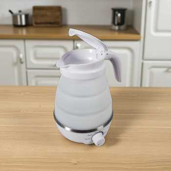 Gambar produk FMA Mini Portable Stainless Steel Folding Travel Kettle 600ml - HY-01