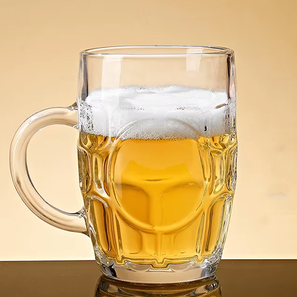 Gambar produk TREDO Gelas Mug Bir Sodium Calcium Glass Pineapple Draft Pattern 690ml - T69