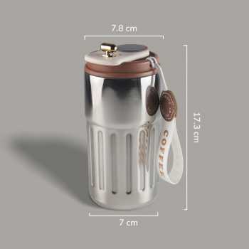 Gambar produk Muloo Botol Minum Tumbler Smart Display Stainless Steel 400ml - M45